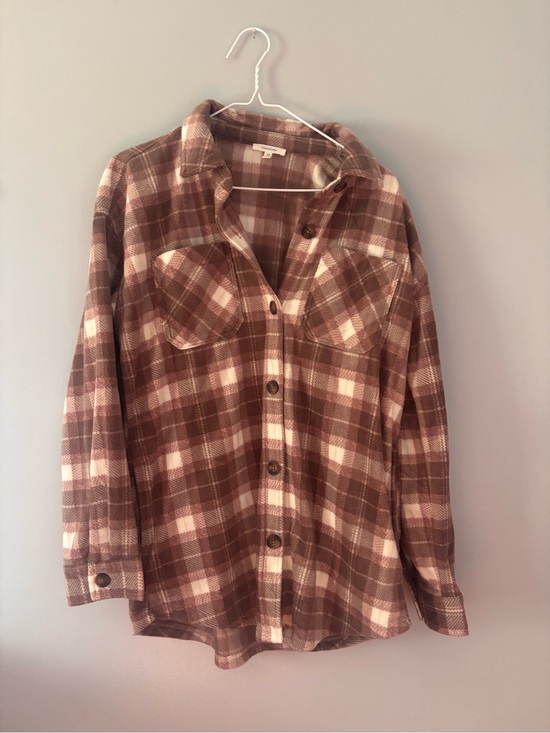 Maurices Jackets & Blazers - Maurice’s Fleece Shacket Small Brown.